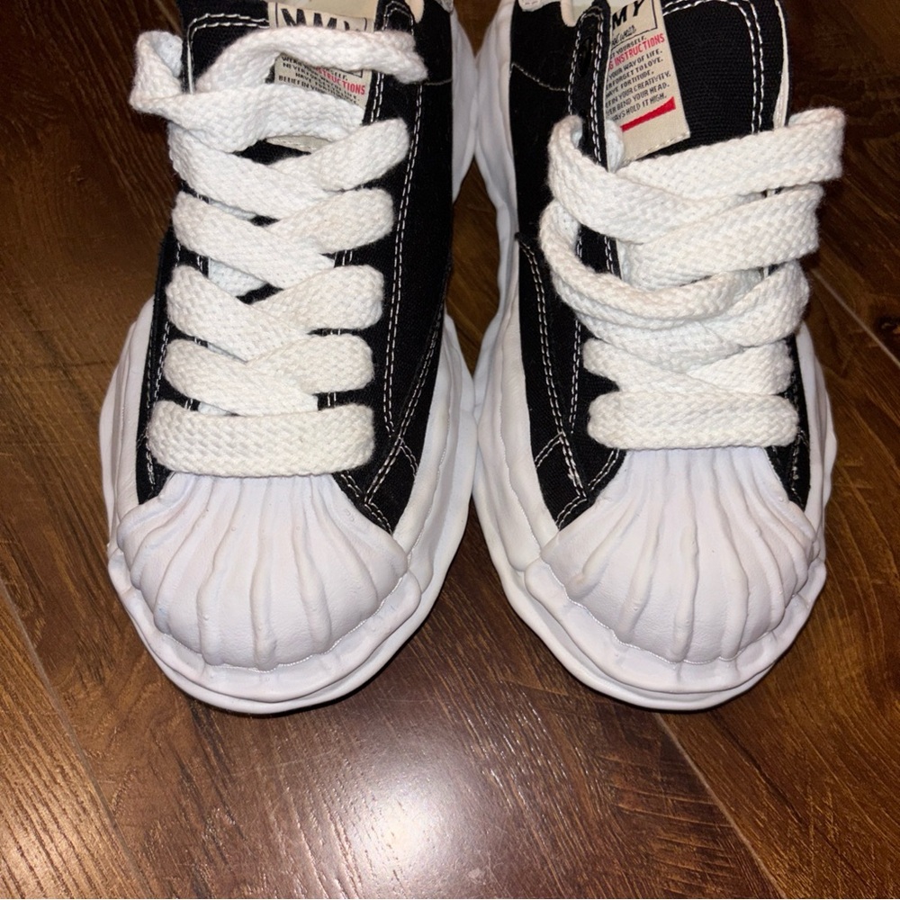 Rare Maison Mihara Yasuhiro MMY Blakey Shell Toe Sneakers Size 42 - High Top - Picture 10 of 12